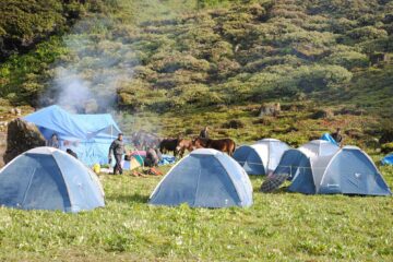 Zelten bei Bhutans „Druk Trek“