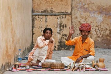 Schlangenbeschwörer in Jaipur