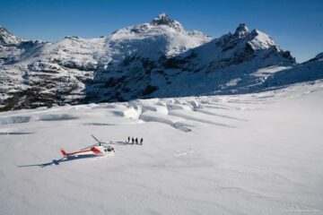 Unterwegs mit dem Helikopter