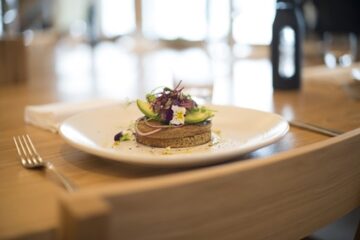 Leckere Mahlzeit auf dem Teller