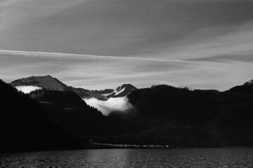 Mondsee im Dunkeln