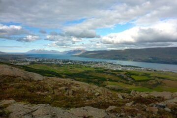 Blick auf Akureyri