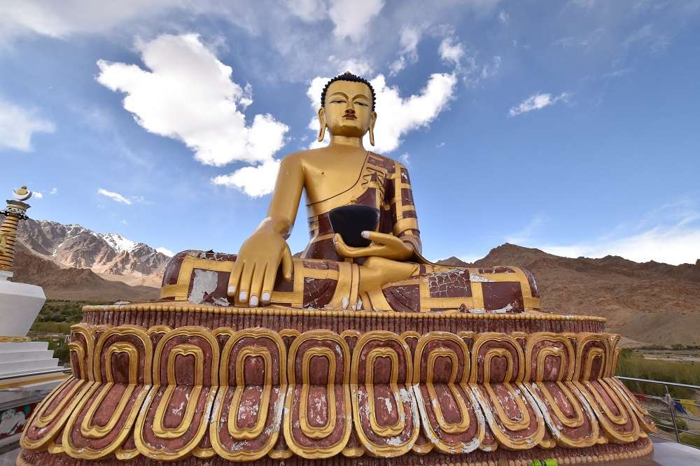 Buddha ist in Ladakh allgegenwärtig