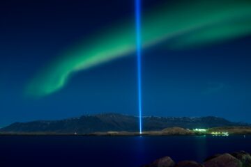 Friedenssäule von Reykjavík