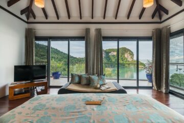 Hill Top Villa Aussicht vom Bett