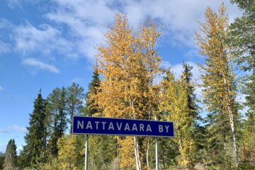 Schild mit Nattavara