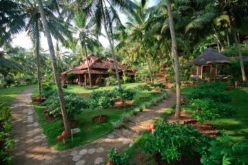 Garten mit Cottages