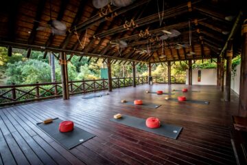 Yoga-Terrasse aus Holz