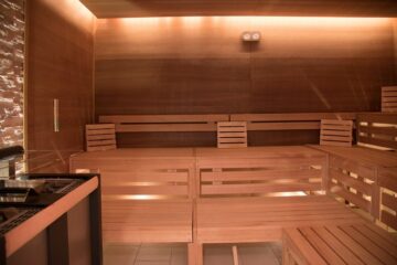 Sauna von innen