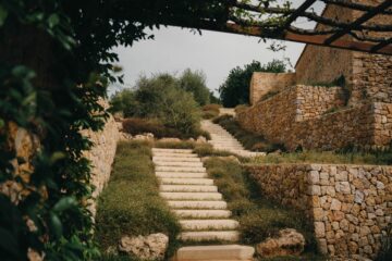 Treppen im Garten