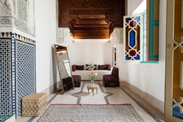 Schön dekoriertes Apartment in einem Stadthaus in Marrakesch