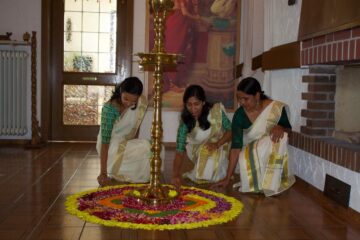Indische Mitarbeiterinnen in einem Ayurveda-Hotel in Deutschland
