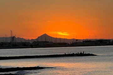 Sonnenuntergang am Meer an der Costa Blanca